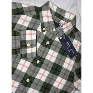Vineyard Vines Midweight Twill Plaid Classic Fit‎ Button Down Shirt~ XS NWT $128
